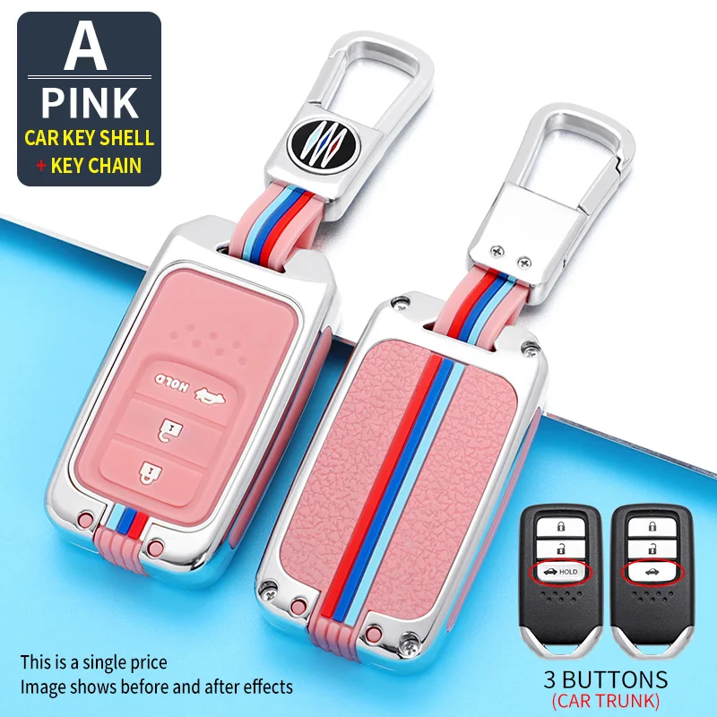 In lega di zinco dell'automobile chiave a distanza della copertura Shell per Honda Civic City Accord CRV XR-V odissea Vezel Jade Crider Fit accessori 16 In lega di zinco dell'automobile chiave a distanza della copertura Shell per Honda Civic City Accord CRV XR-V odissea Vezel Jade Crider Fit accessori - H333d30d1bcad4ce4b7c85c779252e095G