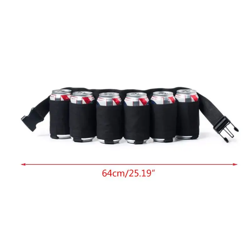 6-Pack Пояс с пивом сумка Открытый альпинистский напиток бутылка пояс вечерние поясные сумки