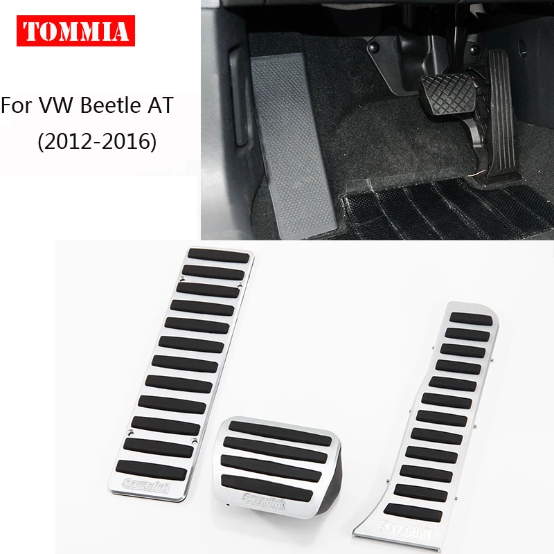 Tommia для VW Beetle AT 2012-2018 крышка педали топливный газовый тормоз подставка ног корпус