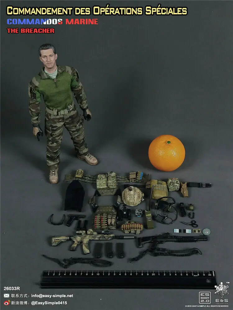 Легко и просто ES26033r 1/6 спецназ морской The Breacher солдат фигурка модель