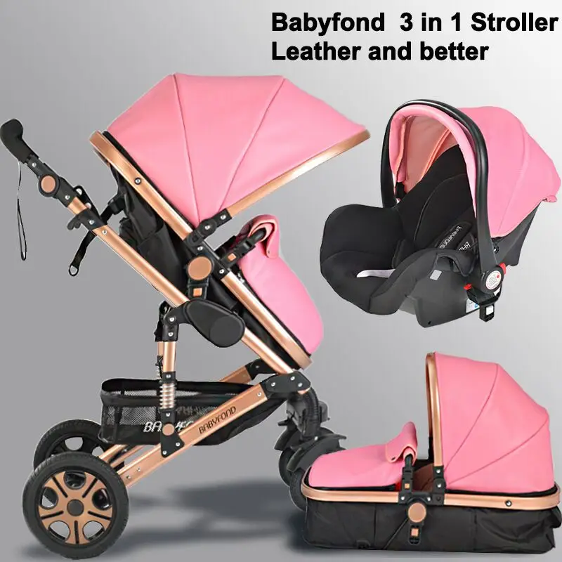 Бесплатная доставка Babyfond 3 в 1 детская коляска двусторонний светильник для