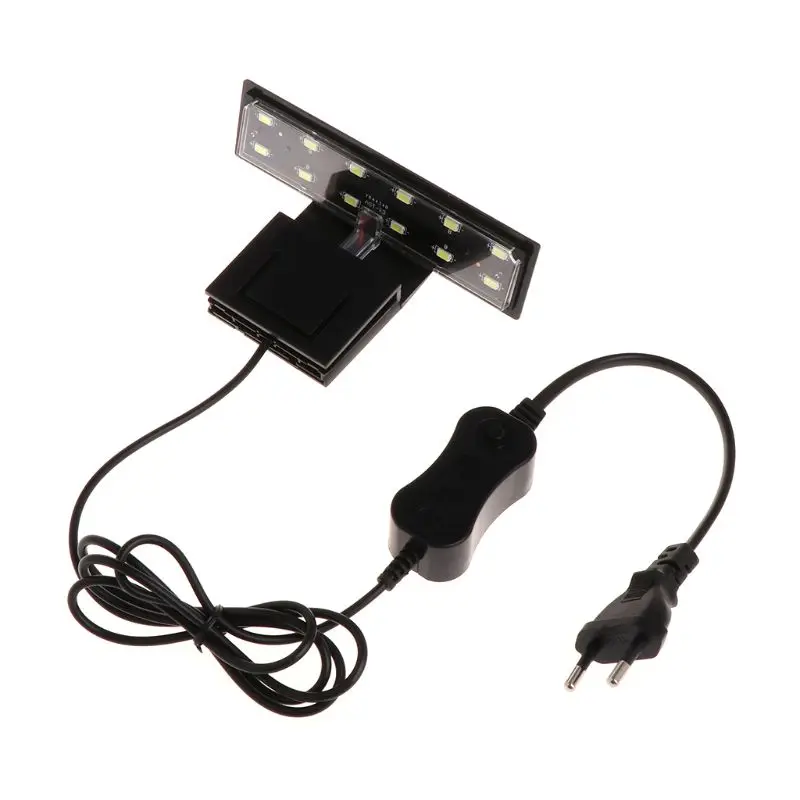 Aquarium Light 12 LED Aquarium Fish Tank Clamp Clip Water Plant Grow Lighting EU
