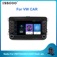 Автомагнитола Essgoo для VW, стерео-система на Android, с 7 "экраном, Gps, Bluetooth, Wi-Fi, для Caddy/Golf/Skoda/Seat, типоразмер 2 din Автомагнитола Essgoo для VW, стерео-система на Android, с 7 "экраном, Gps, Bluetooth, Wi-Fi, для Caddy/Golf/Skoda/Seat, типоразмер 2 din