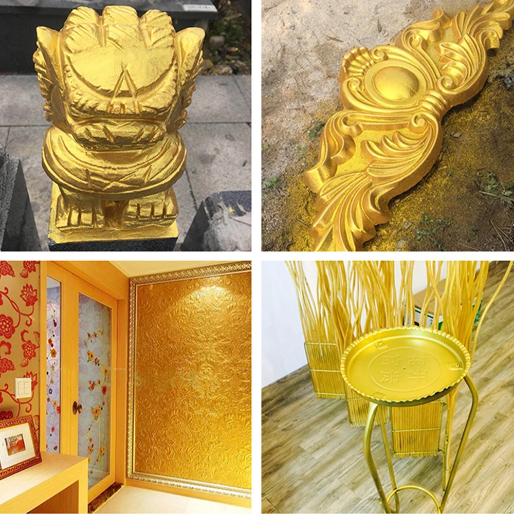 Золотая жемчужная пудра пигмент 50 г краситель керамический порошок краска