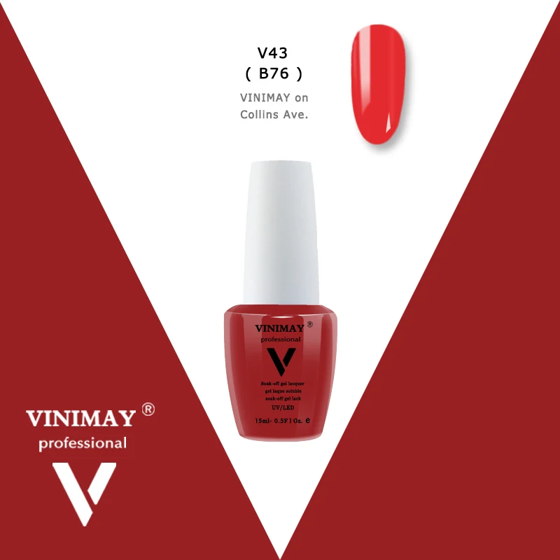 V43 VINIMAY Гель-лак для ногтей, новинка, 96 цветов, Гель-лак, Гель-лак для ногтей, набор праймеров, замачиваемый УФ-лак для ногтей, 15 мл - Цвет: V43