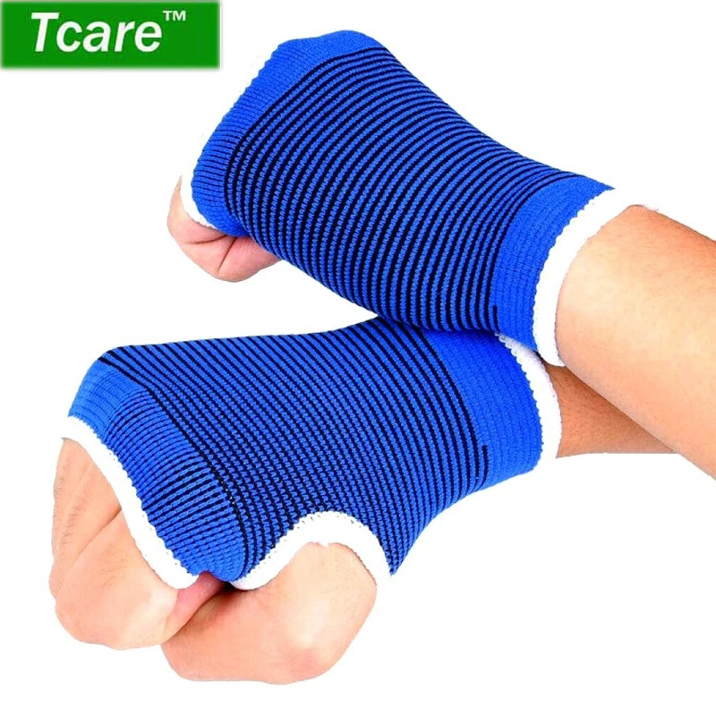 

Tcare 1Pair Wrist Hand Brace Gym Sports Support Wrist Gloves Hand Palm Gear Protector Carpal Tunnel Tendonitis Pain Relief