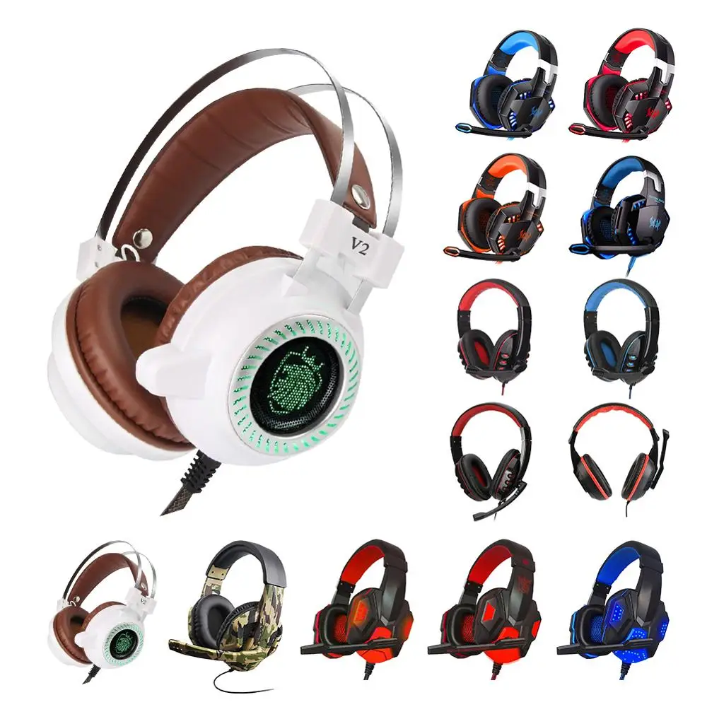 Pro игровая гарнитура с глубокими басами стереонаушники для телефона ПК и