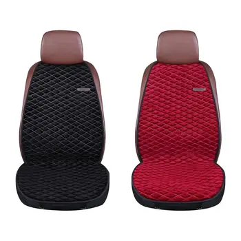 

Car Heated Seat Car Heating Cushion 12V24V Plush Front Single Seat Car Thermostatic Seat Cushion Heated Car Seat Covers