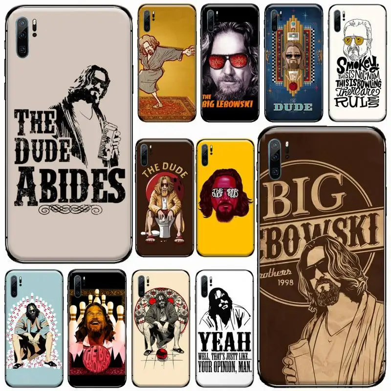 

Movie Film The Big Lebowski Phone Case For Huawei honor Mate P 9 10 20 30 40 Pro 10i 7 8 a x Lite nova 5t