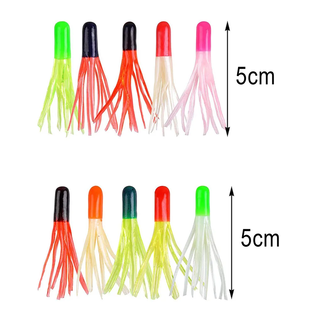 110pcs/48pcs weiche Forellen Angel köder Kit Bass köder mit Jig Head Haken künstliche Würmer locken Angel köder Rigs Tackle – Detail 1