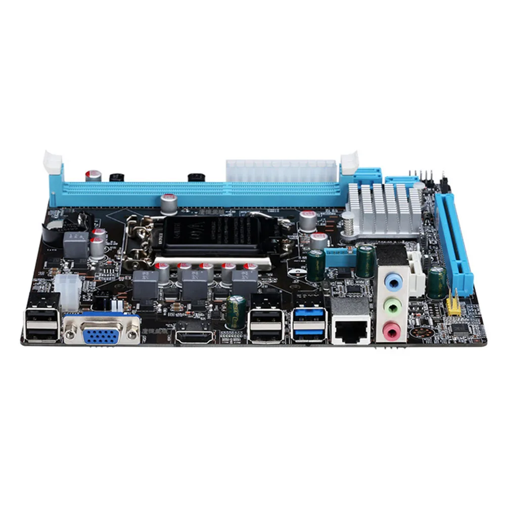 32G USB3.0 DDR3 MicroATX cpu SATAII компьютер PCI E P8B75M материнская плата VGA HDMI B75 1155 компонентов