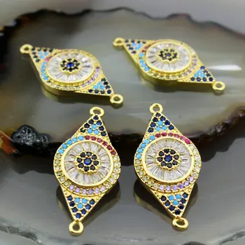 

12*16mm 10pcs/lot New fashion cz charm connector, popular cz jewelry connector, jewelry cheap