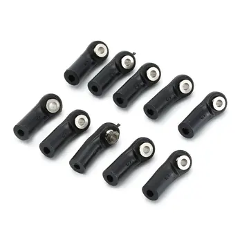 

10PCS Plastic M4 Pivot Link Rod End Width Balls Joint Head Set For 1/10 AXIAL SCX RC Boat Car Steering Linkage