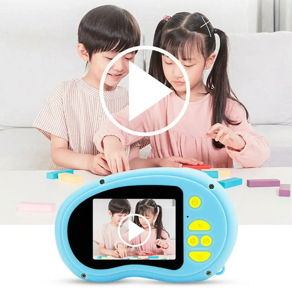 2,0 дюймовая мини-камера для детей 1080P HD детская мини-цифровая камера может фотографировать видео реквизит для фотосъемки Детский Рождественский подарок