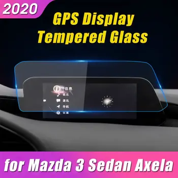 

For Mazda 3 Axela 2020 GPS Navigation Screen Tempered Glass Protective Film Screen HD Display Film Sticker Anti Scratch