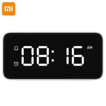 

Xiaomi Smart Alarm Clock AI Voice Broadcast Clock ABS Table Dersktop Clocks AutomaticTime Calibration Mi Home App