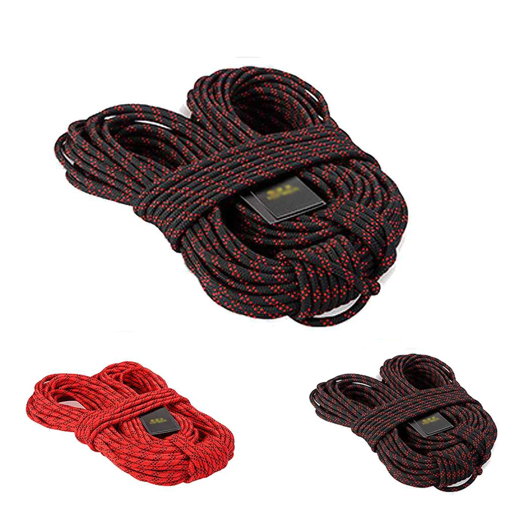 XINDA 8mm Outdoor Hiking Mountaineering Fire Rescue Safety Harness Rope Rock Climbing Rope Cord Outdoor Survival Tool