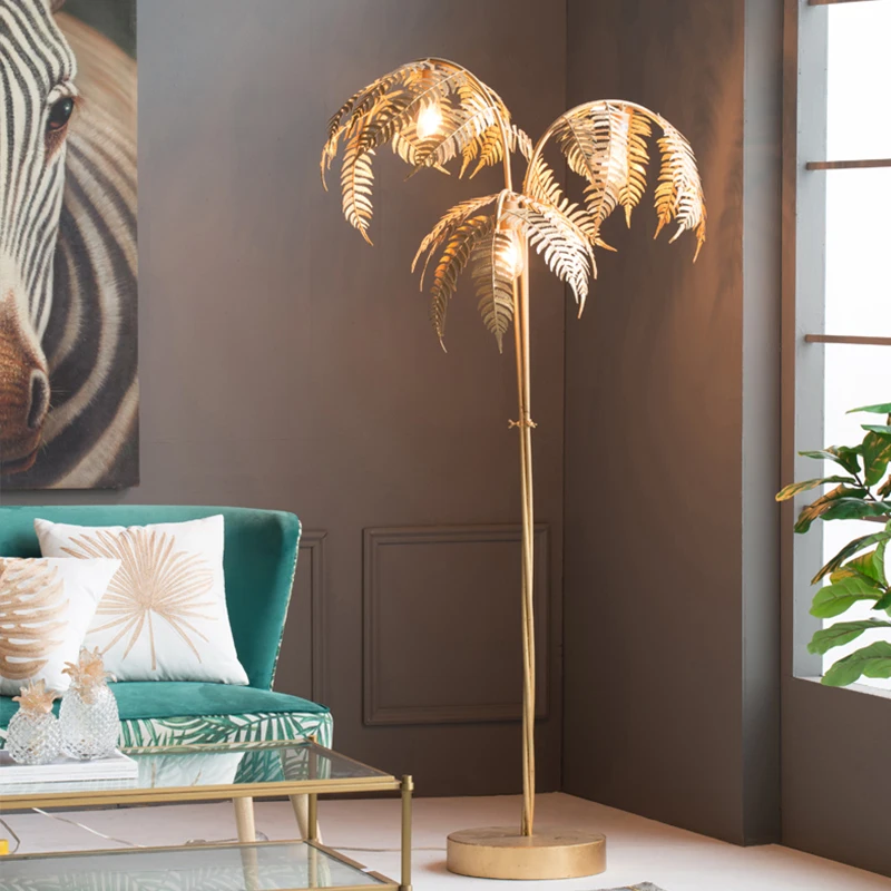 Luminária de chão retrô com design personalizado, lâmpada de ferro em