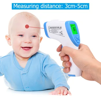 

Non-Contact Body Thermometer Forehead Digital Infrared Thermometer Portable Non-Contact Baby/Adult Temperature Measuring Tools