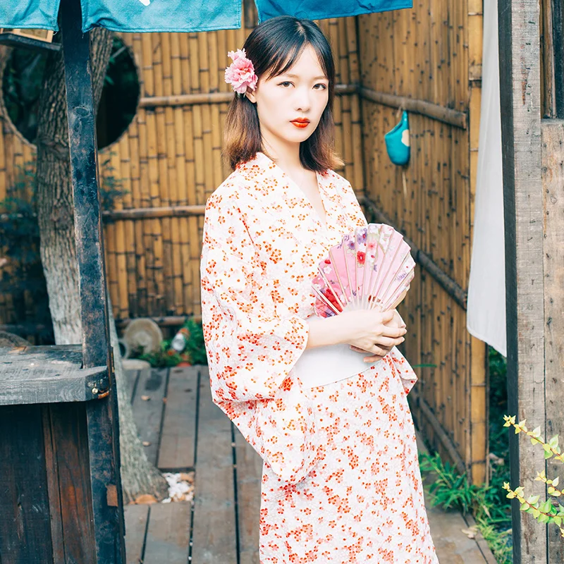 Традиционное японское кимоно Vestido Japones Пижама Халат Yukata женский халат Гейша Ropa