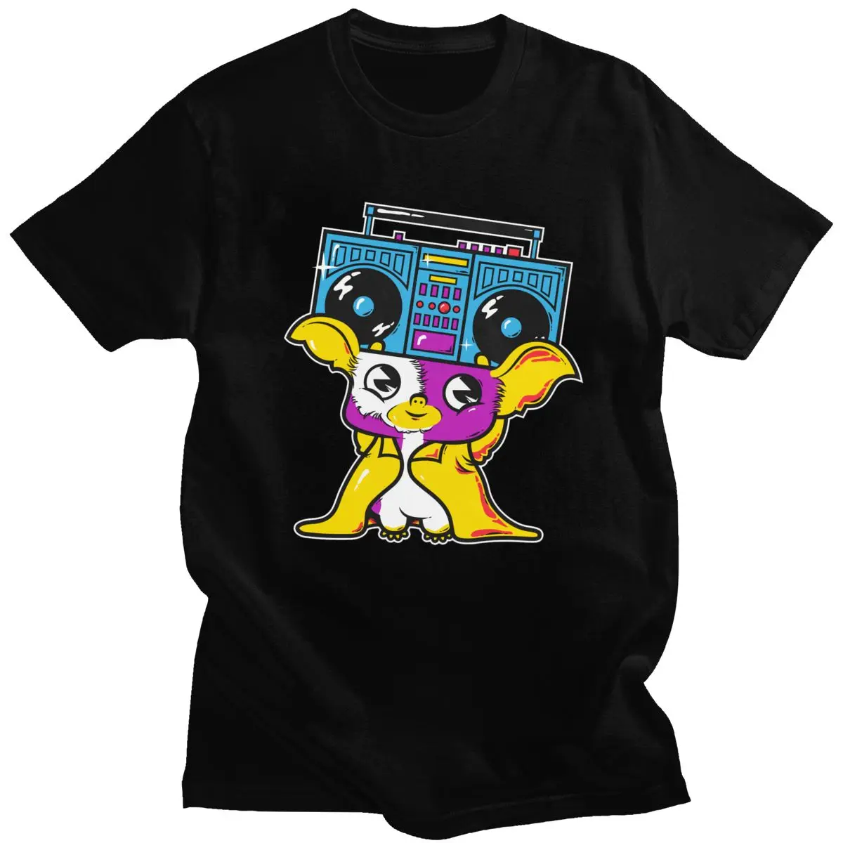 Забавная футболка Kawaii Gremlins для мужчин с коротким рукавом и принтом 80s фильм Gizmo