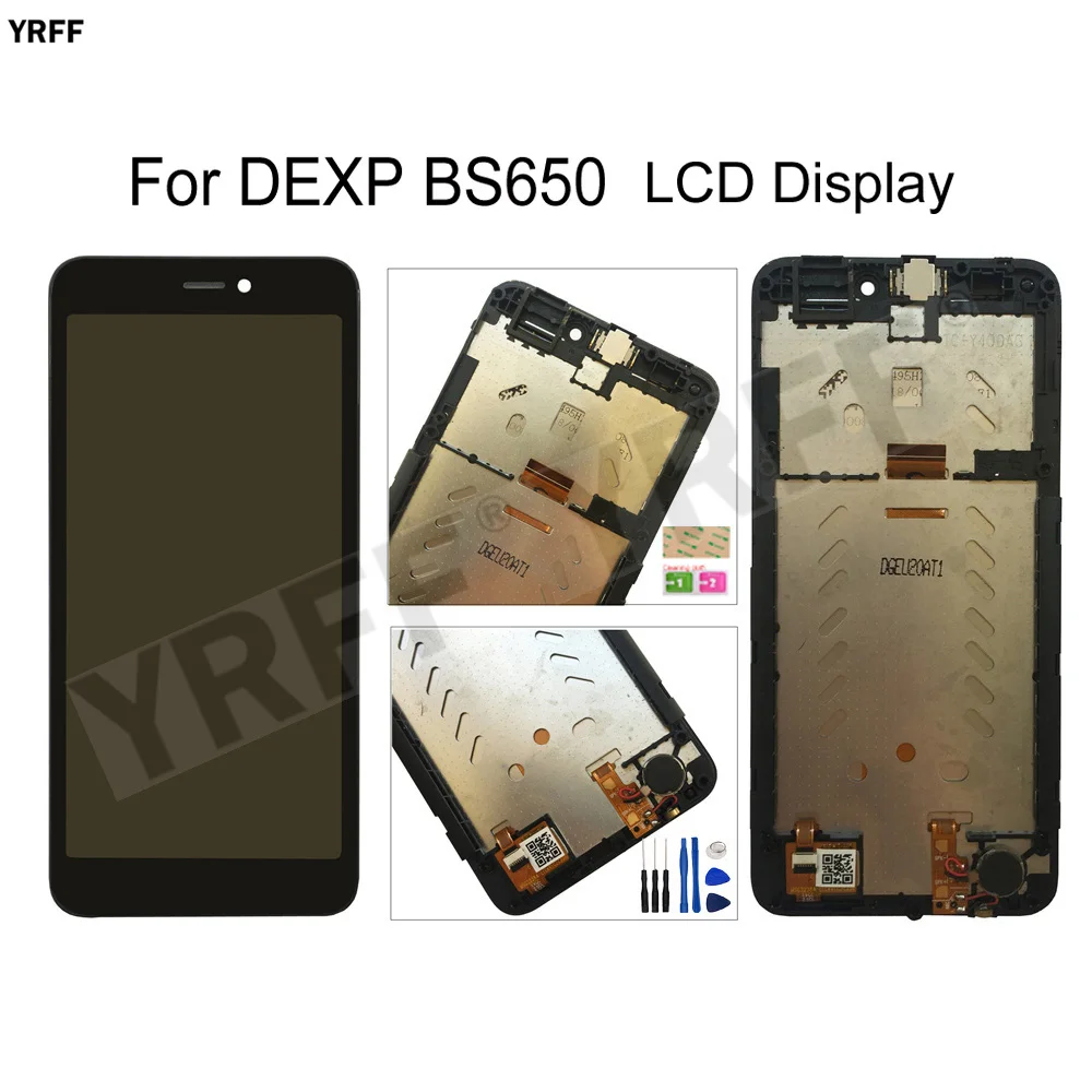 ЖК-экран s для DEXP BS650 с рамкой ЖК-дисплей цифровой преобразователь экрана в сборе
