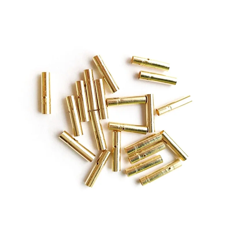 100pair Banana Plug 2mm 3mm 3.5mm 4mm Bullet Female Male Connectors 5mm 5.5mm 6mm 6.5mm 8mm Gold Plated Copper RC Parts Head