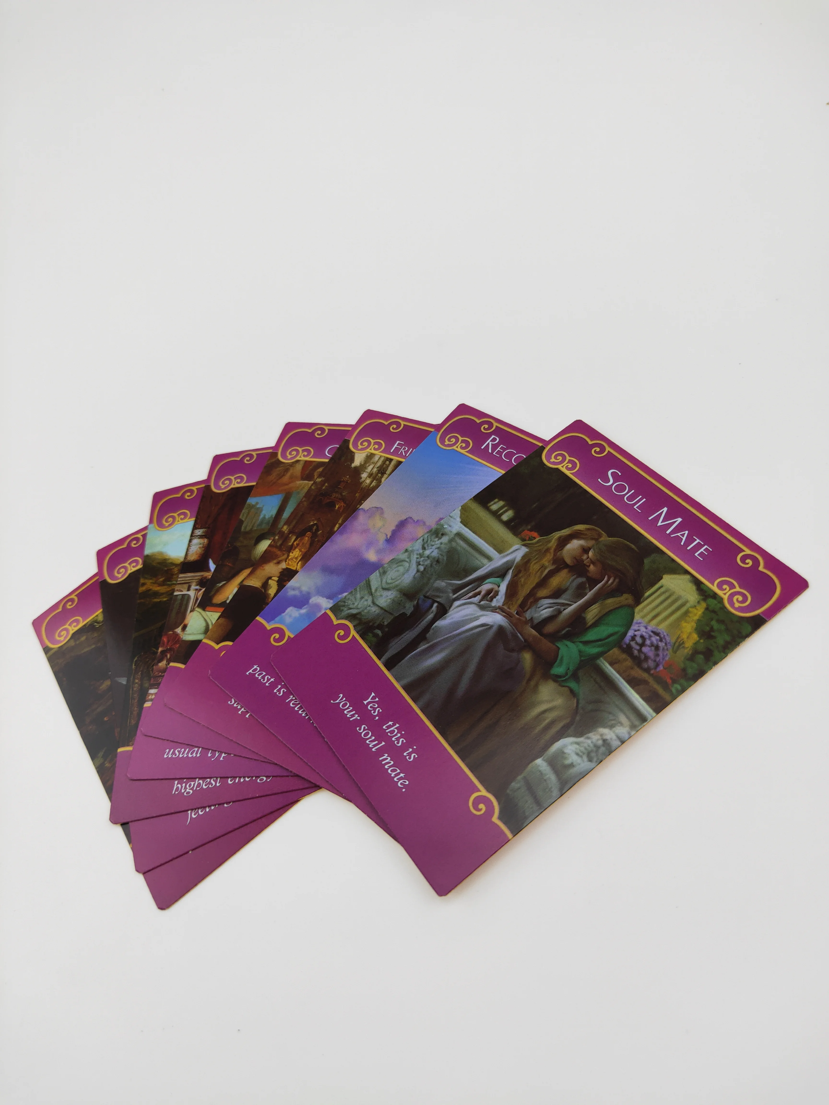 Золотые английские романтические ангелы Oracle карты Чтение Fate игра, настольная игра Oracle карты колода карт Таро для личного использования