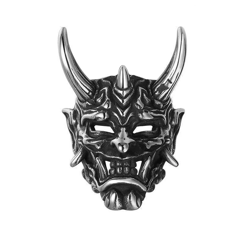 Adjustable Ring Hannya Mask | Men's Adjustable Ring