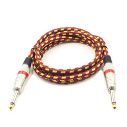 3 метра супер длинный кабель для электрогитар Профессиональный музыкальный инструмент кабель с низким уровнем шума экранированный кабель