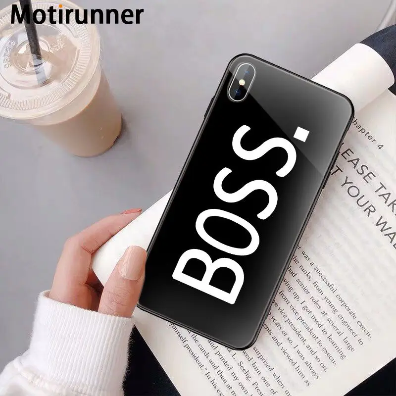 Boss Queen King Text Art