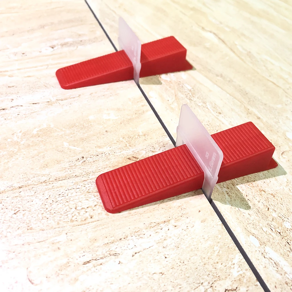 Kit Livellamento Piastrelle 100 Clip + 100 Cunei + Pinza | Sistema Per Pavimenti E Pareti | Spessore 1mm - Foto 10