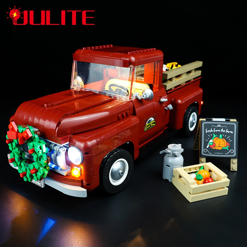 Kit Luci A Led Per Creator 10290 Pickup Truck Modello Di Auto Camper Vecchio Stile (Blocchi Non Inclusi)