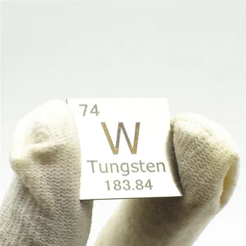 

Tungsten wolfram Sheet Element Periodic Table 99.95% Laser Marked Research Simple Substance Collection 20x20x0.5mm About 3.7 G