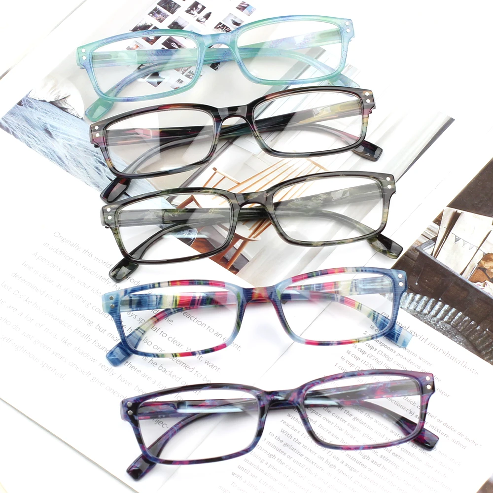 

Boncamor Reading Glasses For Men And Women Blue Light Blocking Eyeglasses Spring Hinge Decorative Eyewear UV400