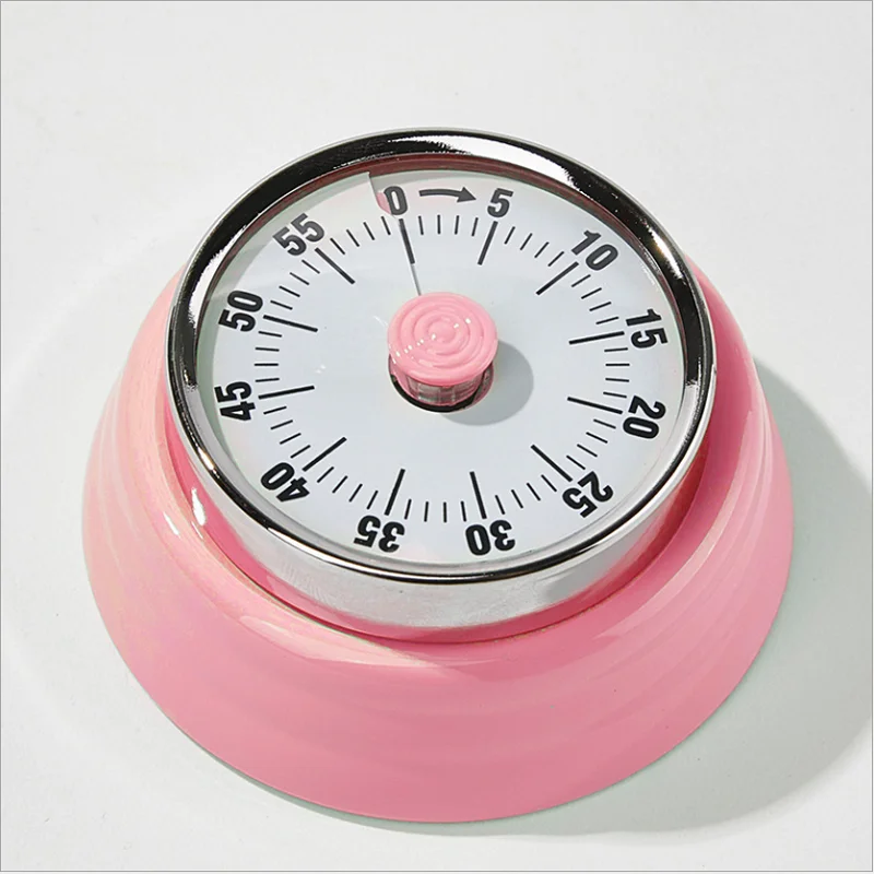 60 Minutes Mechanical Timer-Magnetic Visual Countdown Timer with Alarm for Kitchen Cooking Baking Kitchen Tool