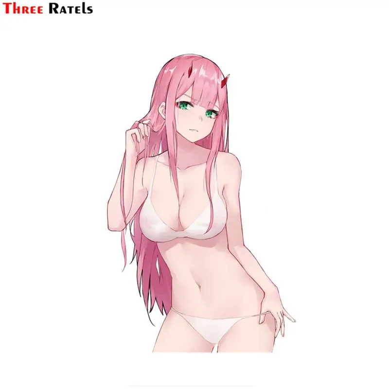 Three Ratels FC530 Darling In The Franxx 002 Zero Two Anime Sex Girl Sticker Decal