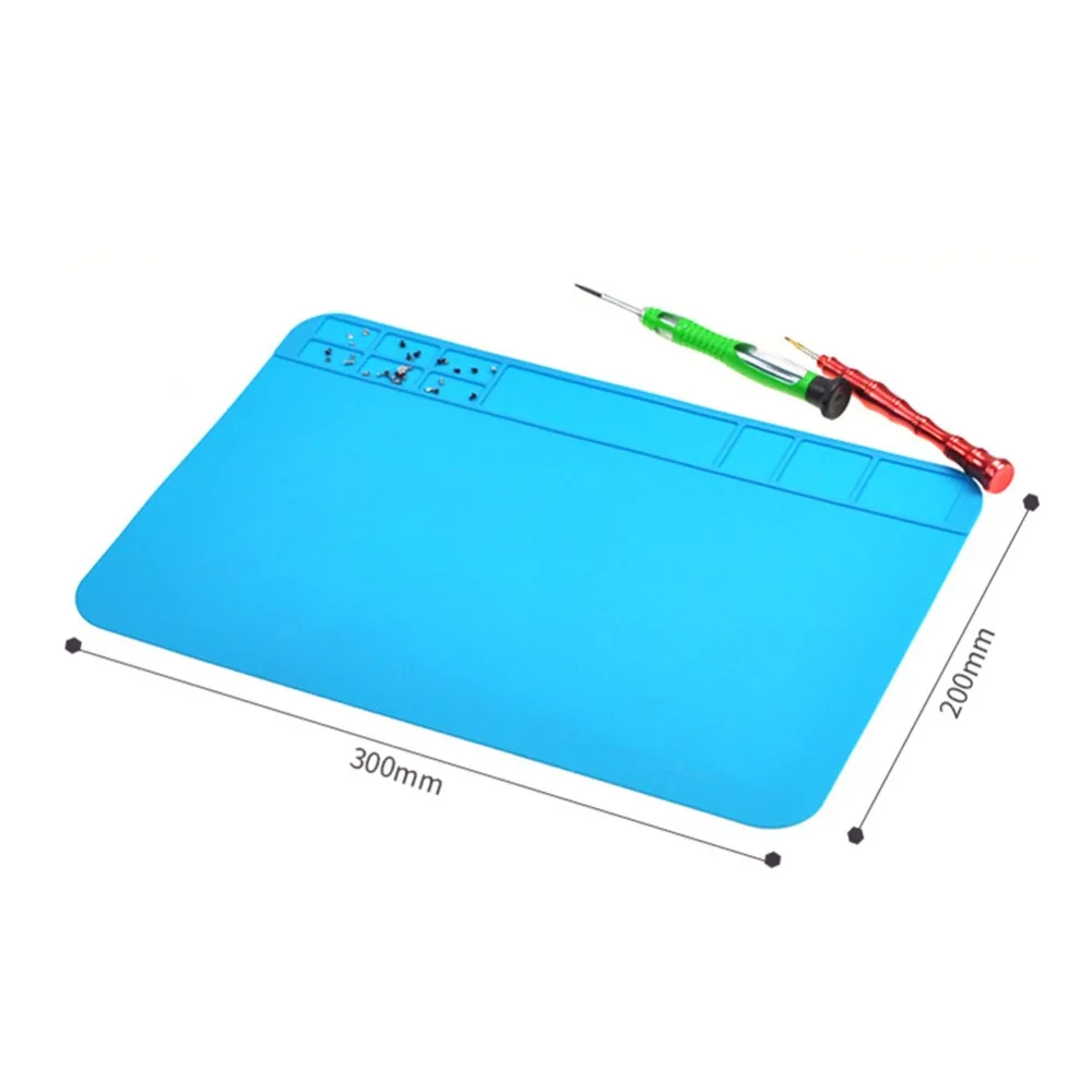 Heat Insulation Working Mat Heat-resistant Soldering Station Repair Insulation Pad Insulator Pad Maintenance Platform