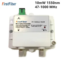 Micro transmetteur optique FTTH 10mW, fibre optique monomode 47-1000MHz 1550nm avec SC/APC