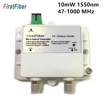 

FTTH Micro Optical Transmitter model 10mW Catv Single-mode fiber optic 47-1000MHz 1550nm with SC/APC