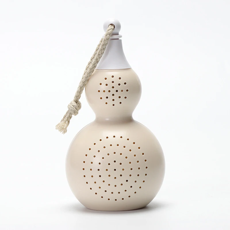 apricot Moldproof dehumidification and deodorizing bamboo charcoal bag Gourd aromatherapy box Deodorizing aromatherapy bag JJJRY762 - Цвет: apricot