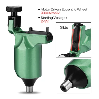 

Tattoo Equipment Green Slider Motor Machine Tattoo Machine Secant Fog Professional Tattoo Equipment WS0018_03