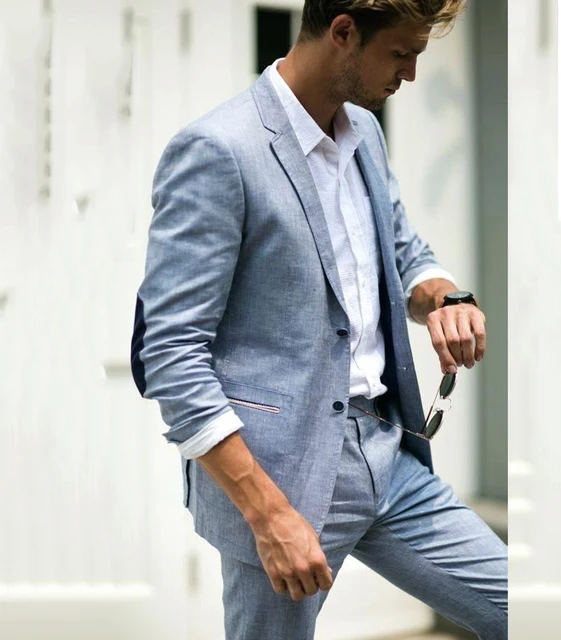 Linen Suits Classic Summer Jacket 
