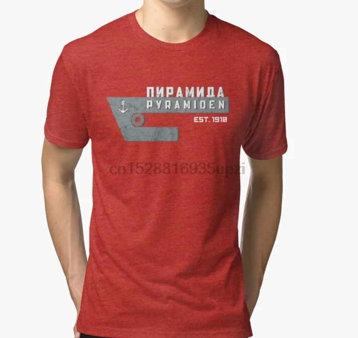 Мужская футболка Pyramiden Svalbard Tri blend Футболка wo тройники | одежда