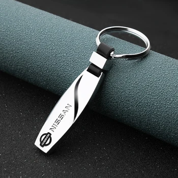

1PCS Metal Car Keychain Key Chain Key Ring Car Interior For NISSAN QASHQAI J10 J11 2011 2008 2018 2019 Auto Styling Accessories