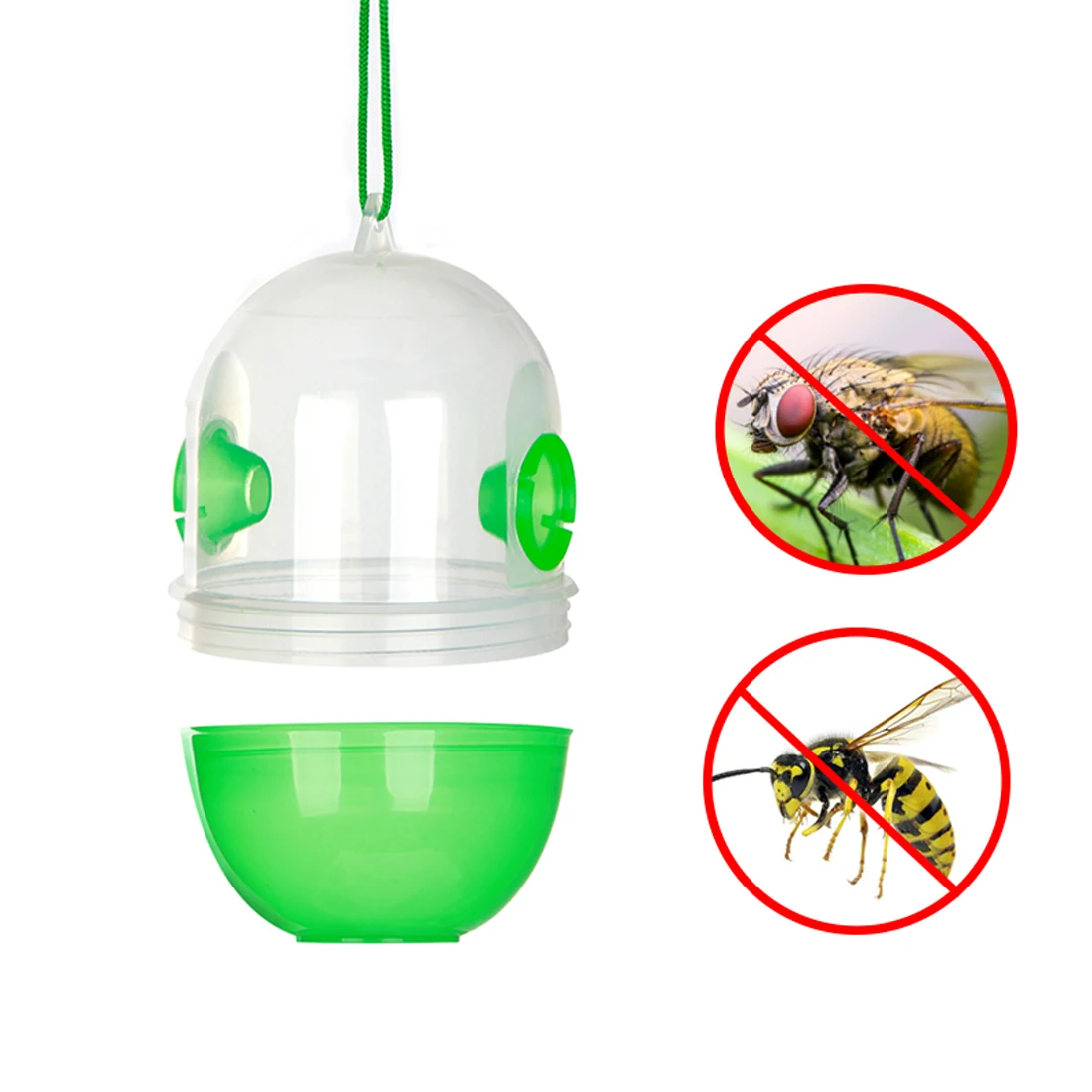4 Pz Mosquito Wasp Trap Uccide Pest Fly Killer Asiatico Hornet Catcher Appeso Uccidere Anti Ape Giacca Gialla Zanzare Disinfestazione