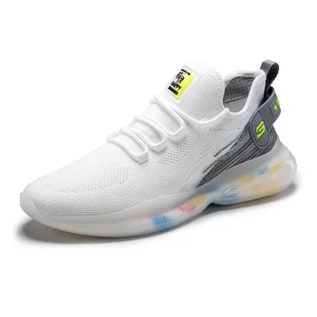 

New popcorn sneakers flying woven breathable coconut shoes 2020 Autumn breathable Men's shoes casual shoes men running shoes