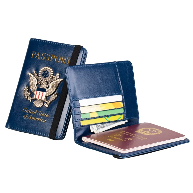 UnitedStatesOfAmericaUSARFIDMensWalletPassportCoverCase