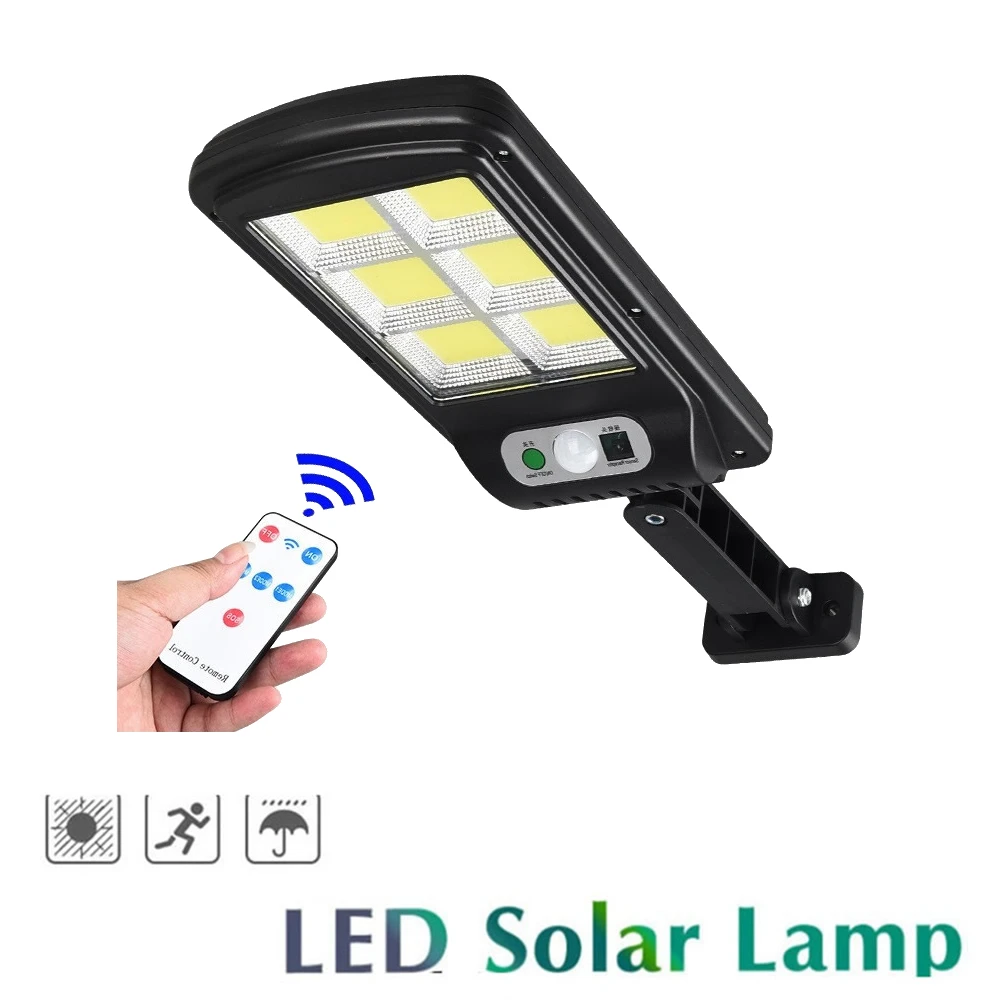 

Solar light lamp floodlight reflector Wireless Wall Outdoor Waterproof Control Garden Street Security NightPowered remote contro