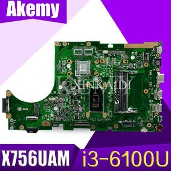 

X756UAM Laptop motherboard for ASUS X756UAK X756U X756UA X756UWK X756UV X756UXM mainboard i3-6100U